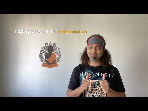 100 Digits of Pi Challenge in INDONESIAN !