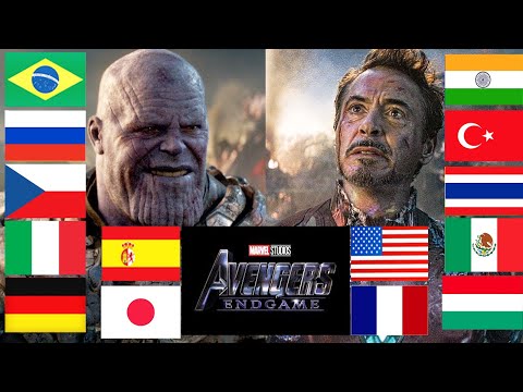 "I AM INEVITABLE" and "I AM IRON MAN" in 14 Languages