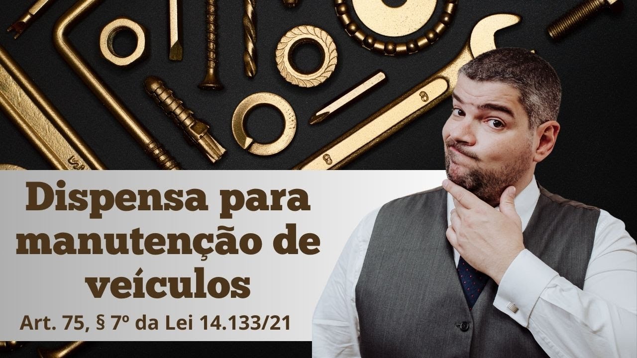 Manutenção de veículo por dispensa de licitação abaixo de R$ 8.000,00