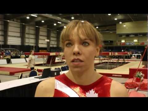 Karen Cockburn Interview - 2012 Canadian Gymnastics Championships - Regina