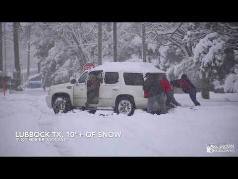 High Impact Winter Weather hits Lubbock TX!!