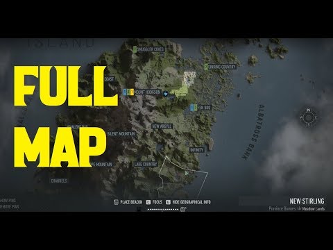 Full Map of Ghost Recon Breakpoint
