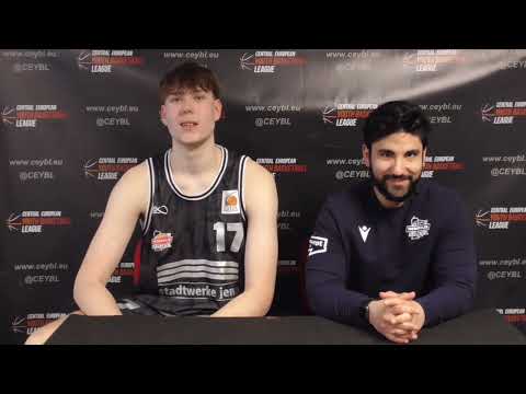 CEYBL U19 - Press conference, 7.4.2023, BK VIVIDBOOKS Pardubice - Science City Jena