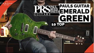 Video thumbnail for PRS Pauls Guitar Emerald Green 10 Top by Casino Guitars