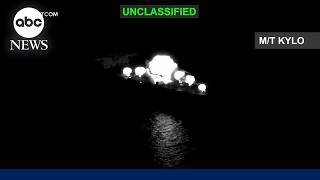 U.S. military strikes three Iranian oil tankers in retaliation for missile attack on American warships