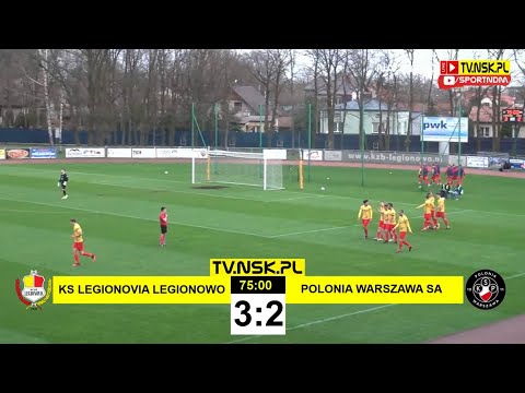 tv.nsk.pl [bramki 720] KS Legionovia Legionowo - Polonia Warszawa SA 3:3 (0:1) 2021-04-18 g. 17:00