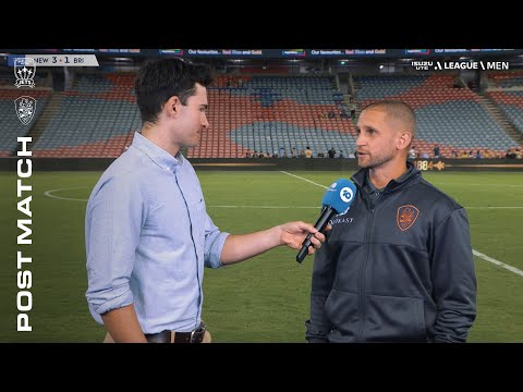 Ben Cahn | Post Match | Newcastle Jets v Brisbane Roar | Isuzu UTE A-League Men R12