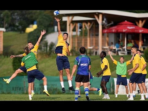 Skupni trening NK Domžale in Rugby kluba Ljubljana