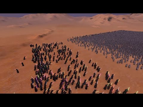 7000  Spearman's  vs 500  Laser Knight's | Ultimate Epic Battle Simulator |