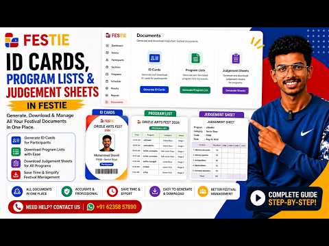 ID Cards, Program Lists & Judgement