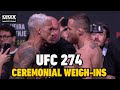 UFC 274 Ceremonial Weigh-Ins: Final Faceoffs | Oliveira vs. Gaethje | Namajunas vs. Esparza