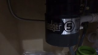 Badger  Insinkerator (garbage disposal) quick fix/reset