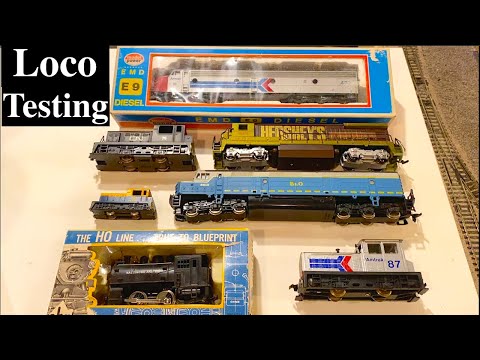 Testing Vintage Ho & N Locomotives from David