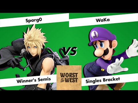 Worst of the West #4 - Winner's Semis - Sparg0 (Cloud) vs Waka (Luigi)