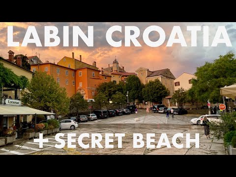 Labin, Croatia in Istria. Labin = Istria's cutest hilltop town with one of Croatia’s secret beaches!