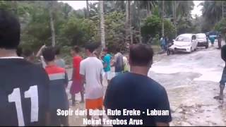 preview picture of video 'Sopir dari Butur Rute Ereke - Labuan Nekat Terobos Arus'