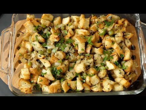 Stuffing Recipe | Easy holiday stuffing recipe | The best dressing recipe