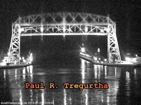 Duluth Harbor Boat Traffic for Tuesday 1/1/2013
