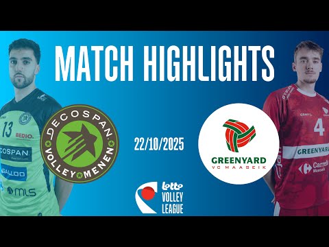 GAME HIGHLIGHTS: Decospan Volley Team Menen - Greenyard Maaseik -  22-10-2025