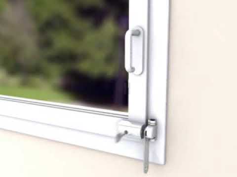 Verrou entrebâilleur haute sécurité de fenêtre à clé Block’air - anthracite SOCONA