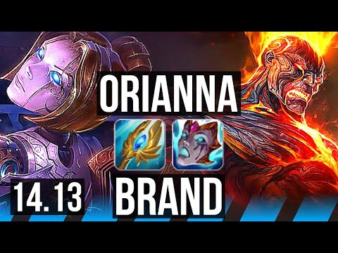 ORIANNA vs BRAND (MID) | 6/0/10, Dominating | EUNE Diamond | 14.13