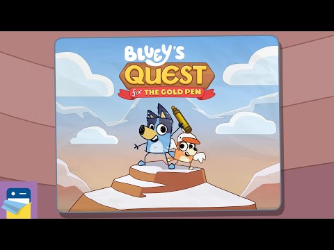 Bluey's Quest for the Gold Pen: iOS/Android Gameplay Walkthrough Part 1 (by Halfbrick Studios) - YouTube