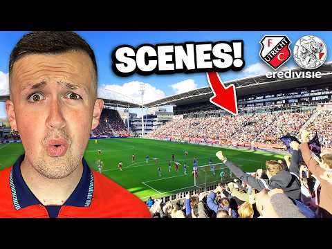 CRAZY Scenes as Utrecht WIN vs Ajax