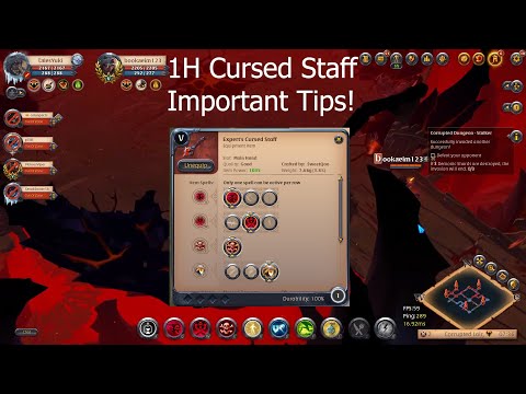 Important Tips I Forgot About! 1H Cursed Staff - Albion Online Corrupt Dungeons 2023