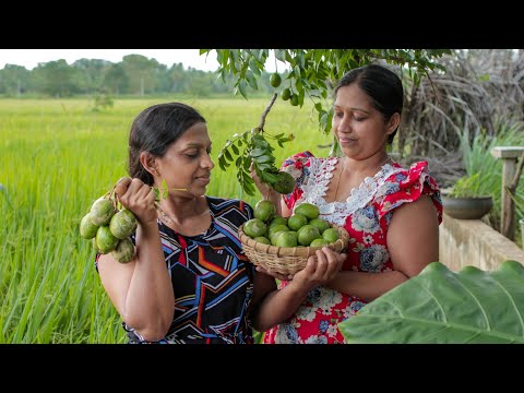 June plums (Ambarella) sweet with spice curry and Roti recipe | jackfruit curry - mali cooking