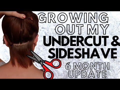 Growing out my UNDERCUT /  SIDESHAVE ✂️💇🏻‍♀️- & Tips on How To Hide It!