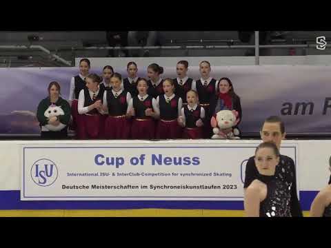 CupofNeuss2023 nonISU Basic Novice FS SAXONY ICE PEARLS GER