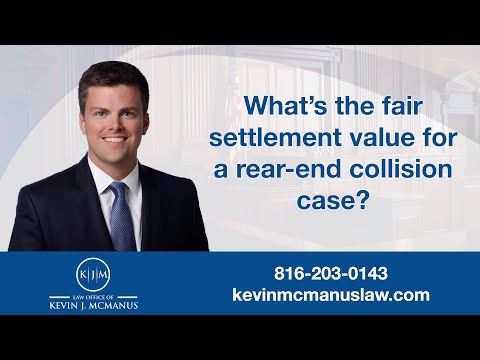 What’s a fair settlement value for a rear-end collision case? What’s a fair settlement value for a rear-end collision case?