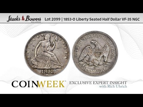 CoinWeek Insight: Finest 1853-O No Arrows No Rays Half Dollar PCGS VF35