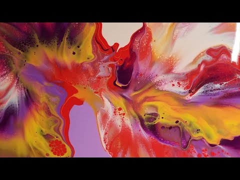 (170) ACRYLIC POURING - Dutch Pour - A RIOT OF COLOR!! Complete Recipe/Ratios