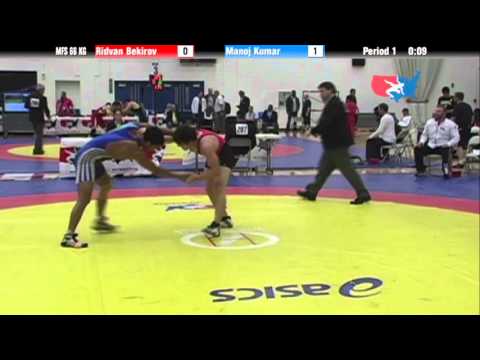 66 KG Consolation R2 - Ridvan Bekirov (OTC) vs. Manoj Kumar (IND)