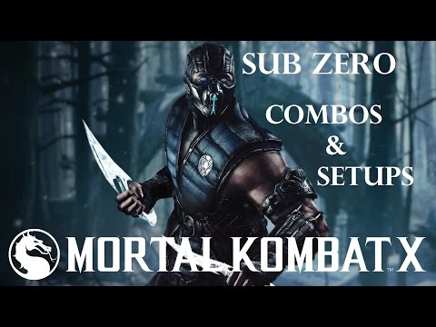 MKX - Subzero (Cryomancer) New Combos & Setups (35%-90%)