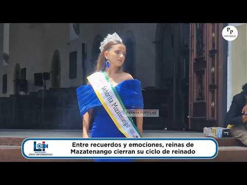 Reinas de la feria de Mazatenango cierra su ciclo