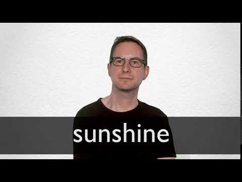 sunshine  Tradução de sunshine no Dicionário Infopédia de Inglês