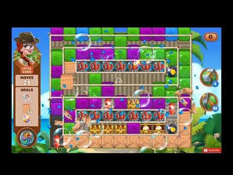 Lost Island Blast Adventure Level 1503 NO BOOSTERS - A S GAMING ✔