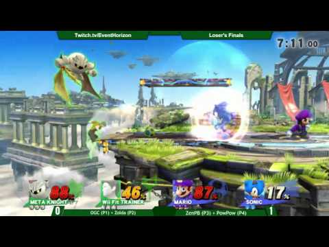 Construct 52 - OGC+Zolda vs ZenPB+PowPow - Smash 4 Doubles LFs