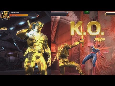 5 Star Golden Deadpool (Goldpool) VS Realm Of Legends Winter Soldier - Marvel Contest Of Champions