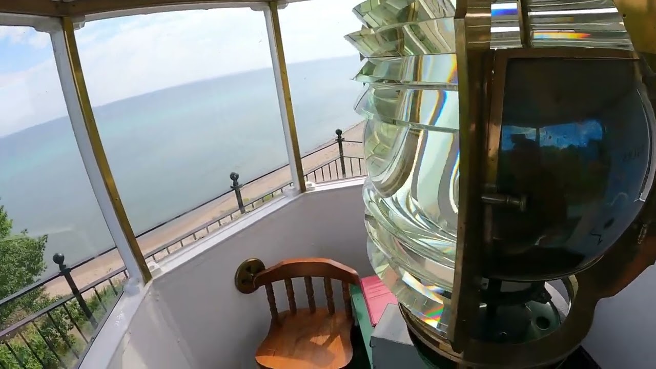 Exploring the Top of the 40 Mile Point Lighthouse: A Historical Landmark in Rogers City, Michigan