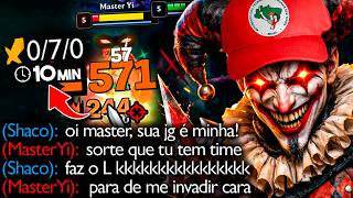 FIZ SHACO MST INVASOR DA JUNGLE INIMIGA KKKKKKKKK