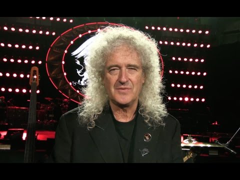 Dr Brian May founder of the Save Me Trust. Adam Lambert and Queen Asian Tour 2016