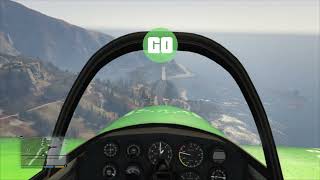 GTA 5 - ALL FLYING SCHOOL LESSONS - 100% - (FIRST PERSON VIEW)