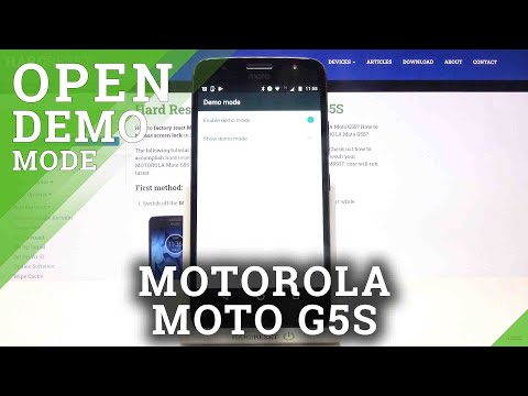 How to Enable Demo Mode on MOTOROLA Moto G5S