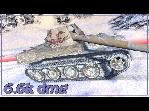 Skorpion G Stinging • 3 frags • 6.6k dmg • WoT Blitz