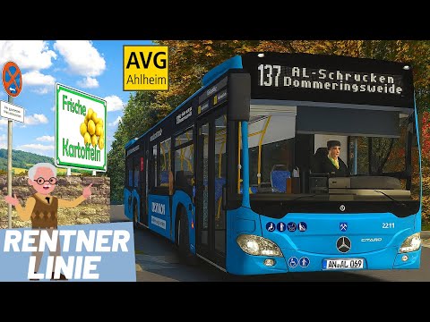 OMSI 2 🚌 - SPECIAL ROUTE! 😍 Senior citizen bus 👴 in Ahlheim! - Let's Play Omsi 2 [#1021]