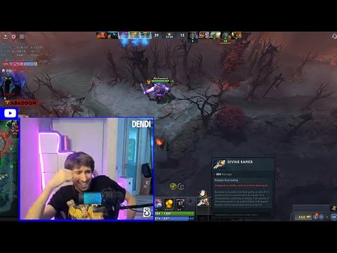 Dendi when he got an idiot Carry on his team