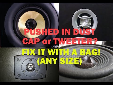 Fix ANY Dented Dust Cap WITH A BAG! Any Size